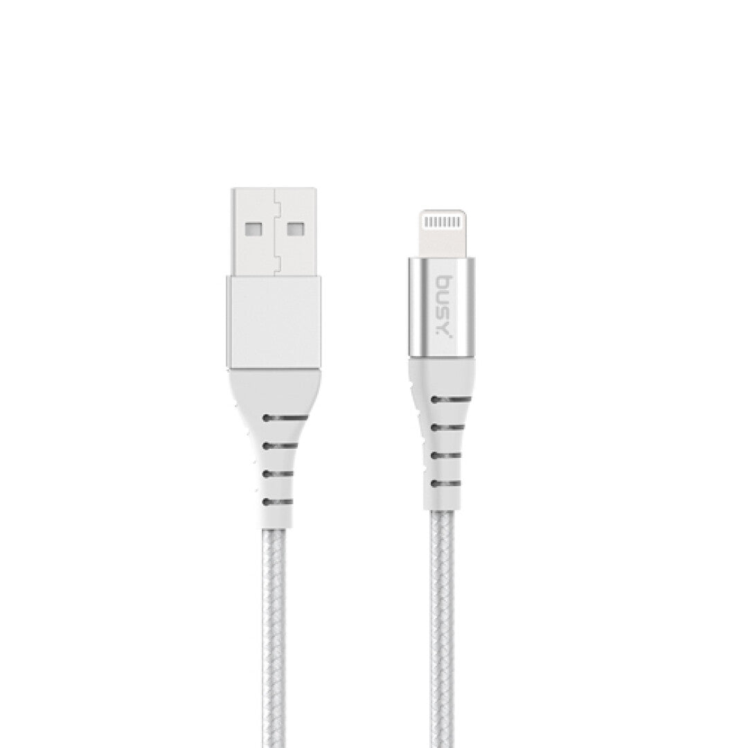 Iphone/Ipad/Ipod kabel USB-Lightning (met Mfi Apple certificaat) - Nylon kabel 1,8 meter lang