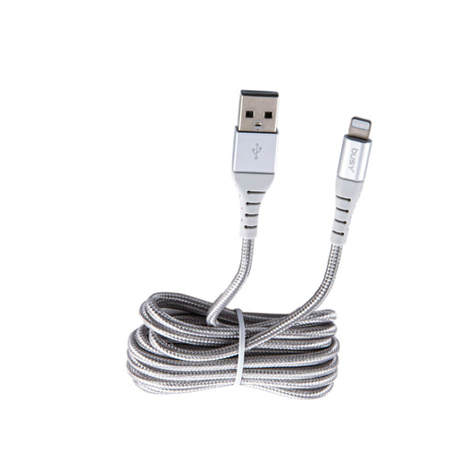 Iphone/Ipad/Ipod kabel USB-Lightning (met Mfi Apple certificaat) - Nylon kabel 1,8 meter lang