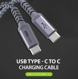Fast USB-C naar USB-C kabel 1,8 meter lang - kabel voor data en snelladen op hoge snelheid!