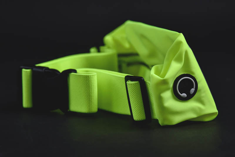 Sportband voor om je middel voor smartphone 4,7 inch - zwart