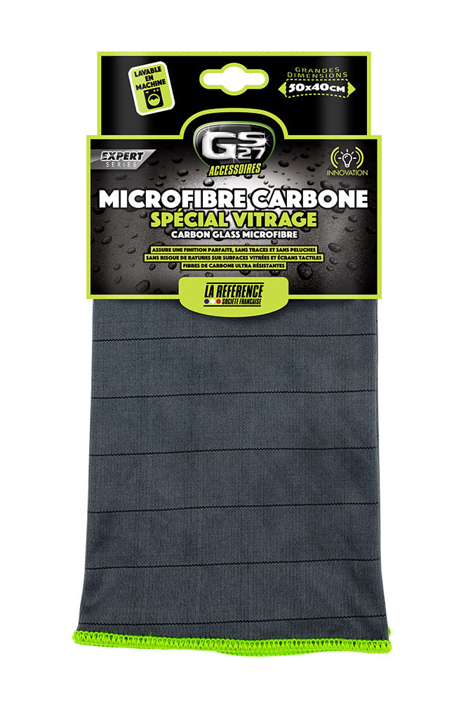 GS27 Ruit en spiegel reinigingsdoek Carbon Weave microfibre