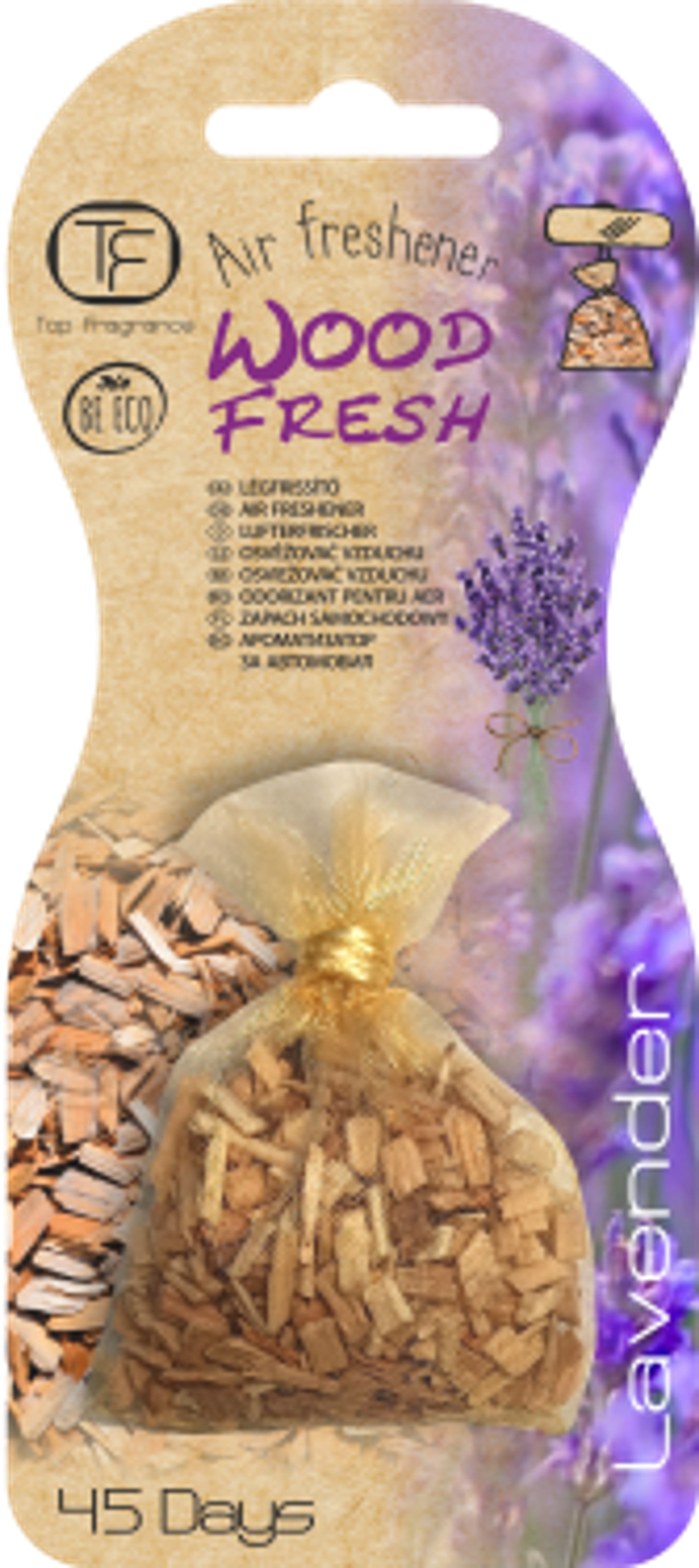 Eco Wood Luchtverfrisser Lavendel