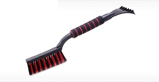 Stevige ijskrabber met soft-touch handvat en sneeuwschuiver 50 cm