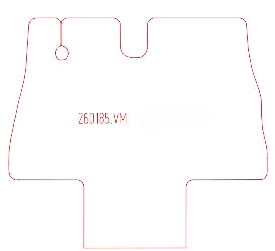 Campers - Automat camper zwart velours Fiat Ducato / Citroen Jumper / Peugeot Boxer 1994-2006 (doorlopende mat uit 1 stuk tussen de stoelen)