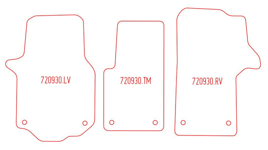 Campers - Automat camper zwart velours Volkswagen Crafter / MAN TGE camper 2018-heden
