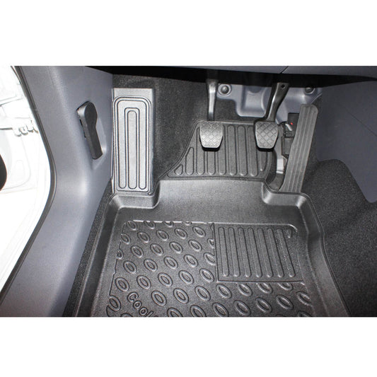 Rubbermatten Volkswagen Caddy Bestelwagen (2004-2015) - 3D Schaalmatten