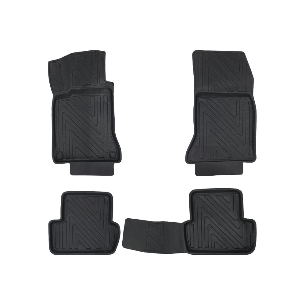 Rubbermatten Mercedes B-klasse (W246) mpv (2011-2018) - Premium carbonlook