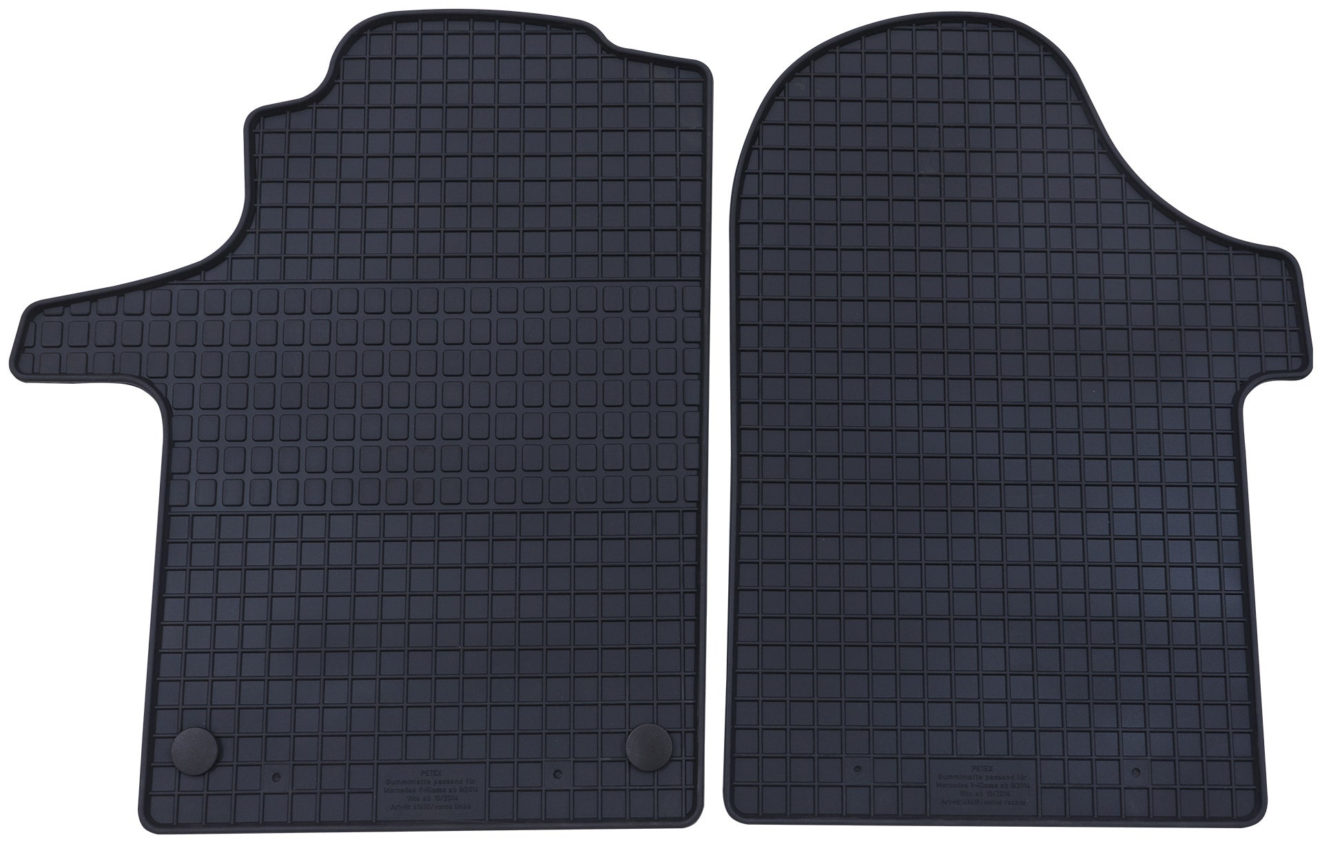 Rubbermatten Mercedes EQV mpv (2020-Heden) - Petex