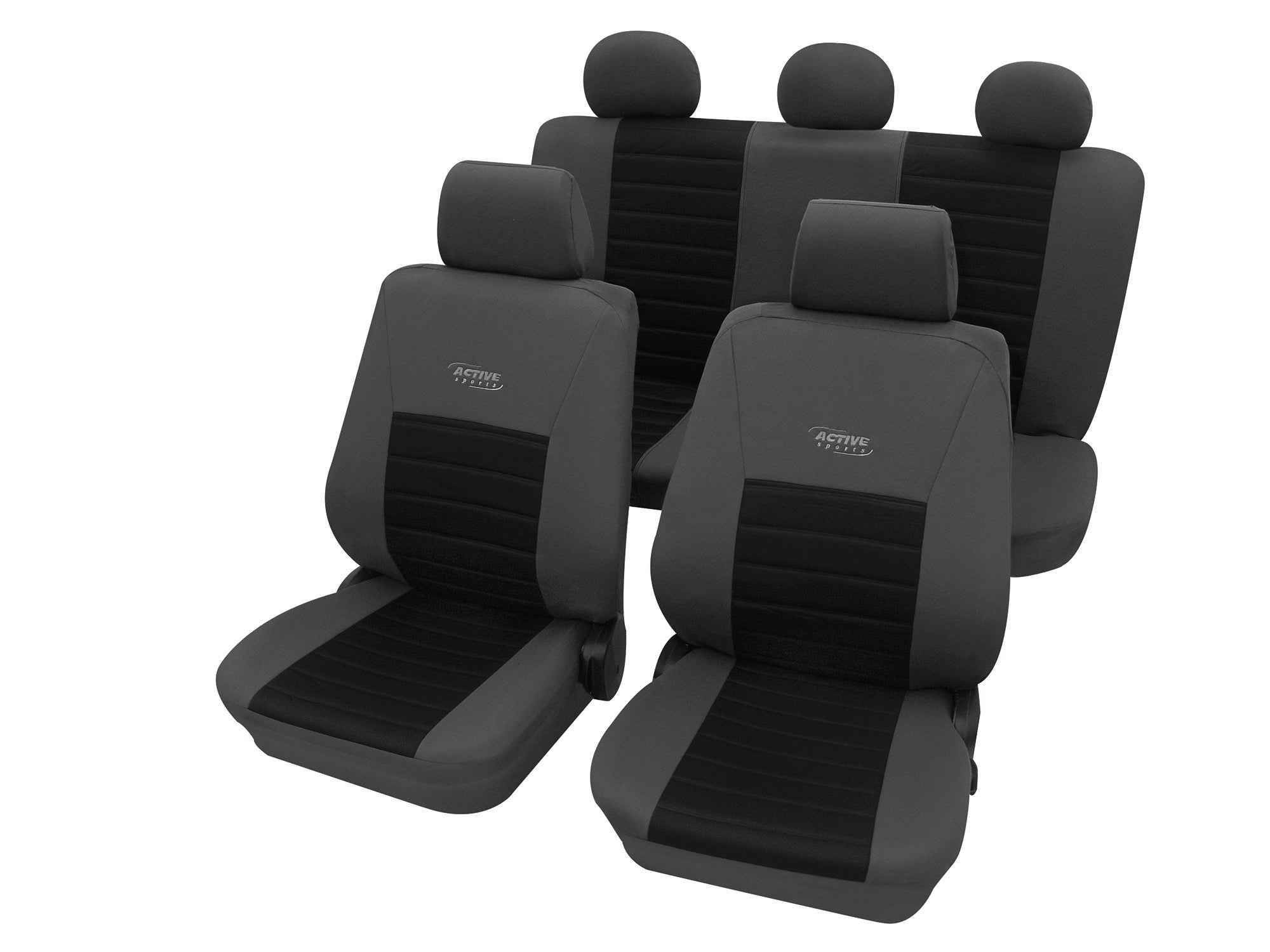 Autostoelhoezen - Active Sports - Zwart