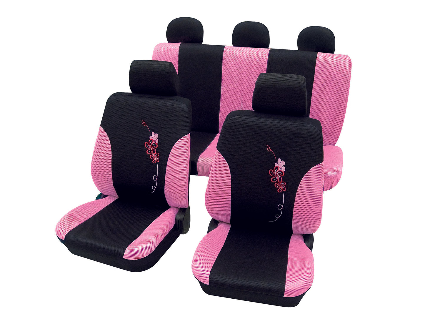 Autostoelhoezen - Flower - Rose