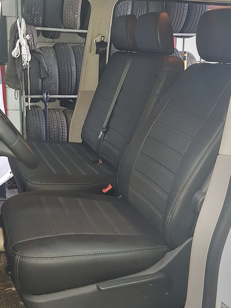 Pasvorm Stoelhoezen Volkswagen T6 Kombi mpv (2015-Heden) - Kunstleer