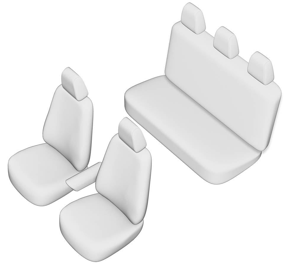 Pasvorm Stoelhoezen Mercedes X-klasse Pick-up (2017-2021) - Kunstleer