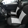 Pasvorm Stoelhoezen Fiat 500 hatchback (2007-2013) - Kunstleer