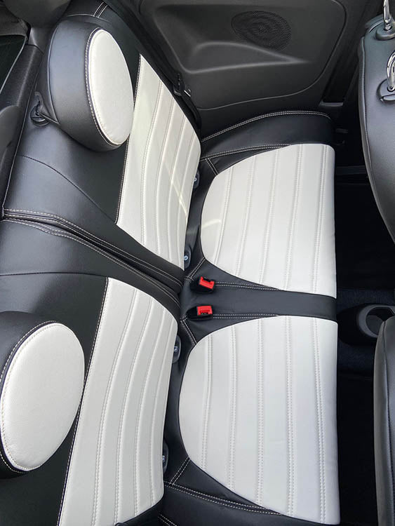Pasvorm Stoelhoezen Fiat 500 hatchback (2007-2013) - Kunstleer