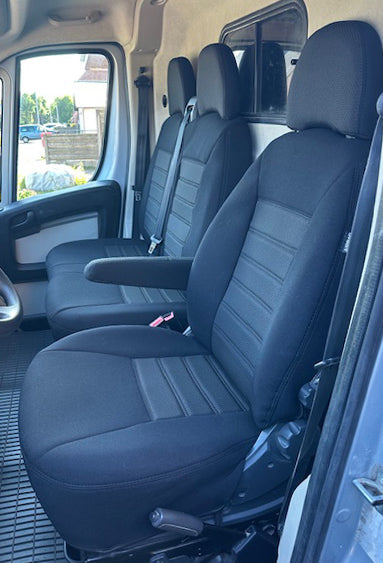 Pasvorm Stoelhoezen Citroen Jumper Bestelwagen (2006-Heden) - Stof