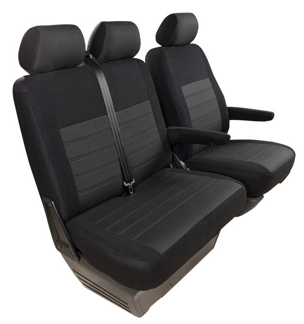 Pasvorm Stoelhoezen Volkswagen Crafter Bestelwagen (2006-2017) - Stof