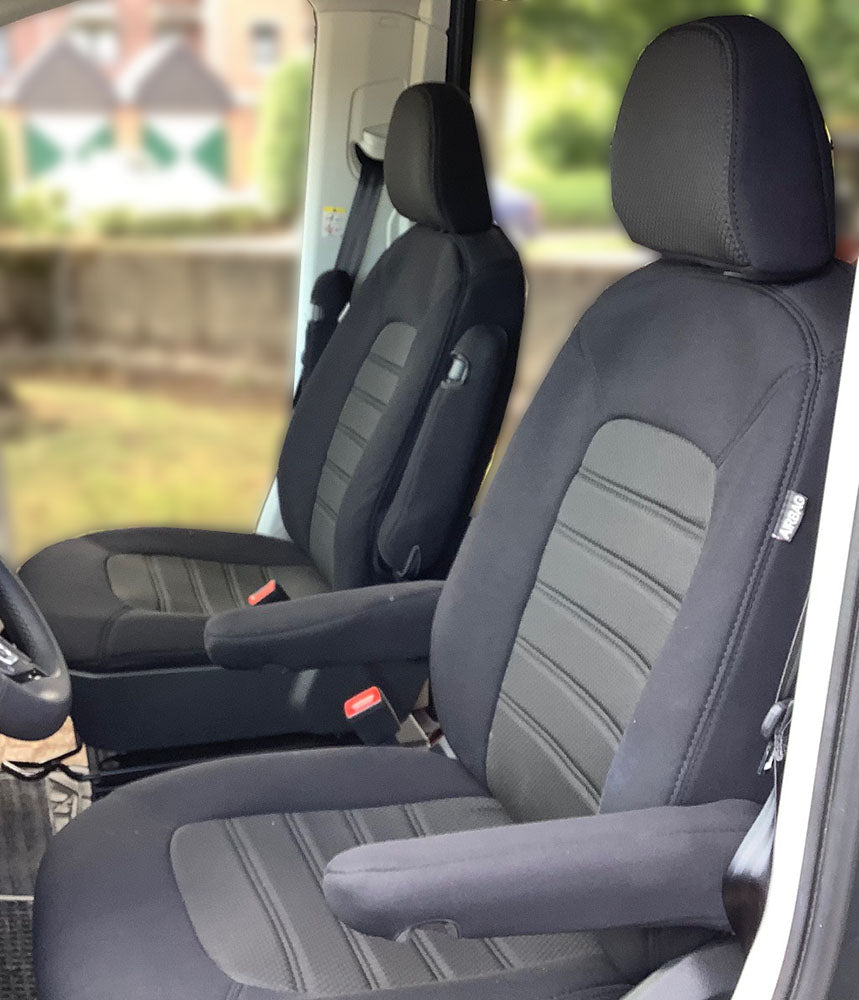Pasvorm Stoelhoezen Volkswagen Crafter Bestelwagen (2017-Heden) - Stof