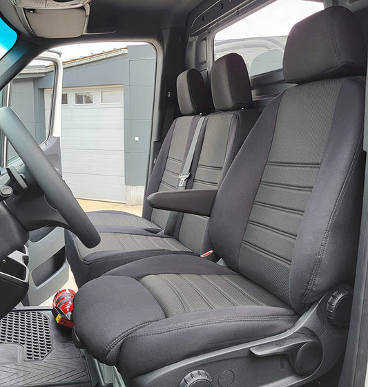 Pasvorm Stoelhoezen Mercedes Sprinter Bestelwagen (2018-Heden) - Stof