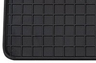 Rubbermatten set - 3-delige voormat Mercedes Vito , Viano 2/3M vanaf 2003 t/m 2014 - Mercedes Vito 639 (dubbel cabine standaard) Bestelwagen 2003-2014