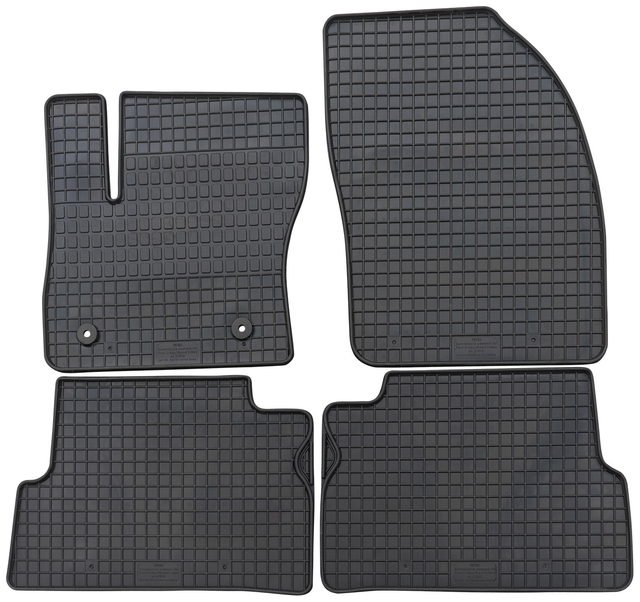 Grillig aanval smokkel Ford C-Max / Grand C-Max van 2012 t/m 2015 - Rubbermatten - Rubber  Schaalmatten - Automatten.nl