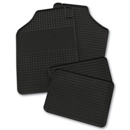 Universele hoogwaardige automatten set van rubber - Voor 65 x 41 CM -  Achter 40 x 41